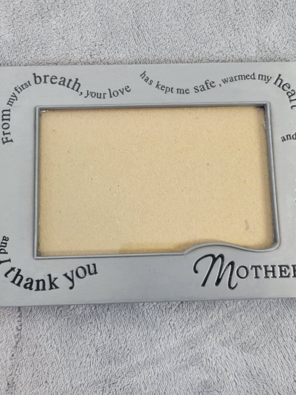 Malden Mother Silver Metal Picture Frame 4x6 Poem Quote Gift New Baby S30E